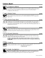 Preview for 44 page of GE Profile JD968 Owner'S Manual