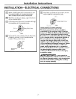 Preview for 7 page of GE Profile JP340 Installation Instructions Manual