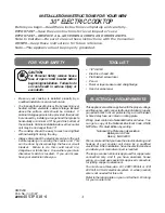 GE Profile JP350AAAA Installation Instructions Manual preview