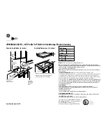 GE Profile JP930SC Product Information предпросмотр