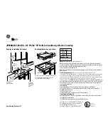 Preview for 1 page of GE Profile JP938 Product Information