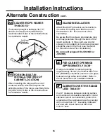 Preview for 16 page of GE Profile JS900 Installation Instructions Manual