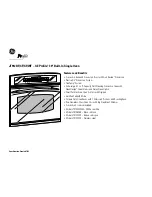 Предварительный просмотр 3 страницы GE Profile JT912BFBB Dimensions And Installation Information