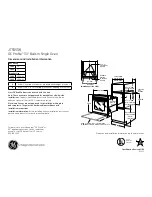 GE Profile JT915SKSS Dimensions And Installation Information preview