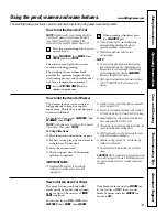 Предварительный просмотр 29 страницы GE Profile JT930SHSS Owner'S Manual