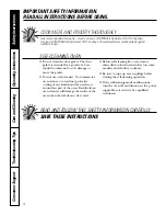 Preview for 4 page of GE Profile JT952SKSS Owner'S Manual