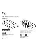 GE PROFILE JV535H Dimension Manual предпросмотр