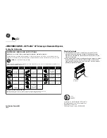 Preview for 2 page of GE Profile JVB37HBB Specification Sheet