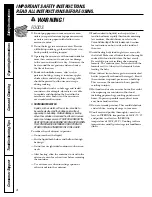 Preview for 4 page of GE Profile JVM1790 Owner'S Manual