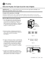 Preview for 9 page of GE Profile OPAL Quick Start Manual