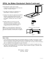 Preview for 10 page of GE Profile OPAL Quick Start Manual