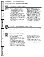 Предварительный просмотр 6 страницы GE Profile P2B912DEM Owner'S Manual & Installation Instructions