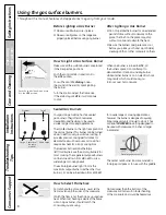 Предварительный просмотр 8 страницы GE Profile P2B912DEM Owner'S Manual & Installation Instructions