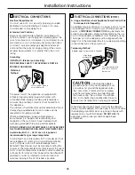 Предварительный просмотр 43 страницы GE Profile P2B912DEM Owner'S Manual & Installation Instructions