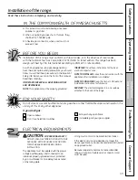 Preview for 39 page of GE Profile P2B918DEM Owner'S Manual & Installation Instructions