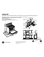 GE Profile P2B940SEJ Dimensions And Installation Information preview