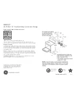 GE Profile PB905STSS Dimensions And Installation Information preview