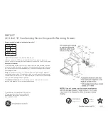 GE Profile PB915STSS Dimensions And Installation Information preview