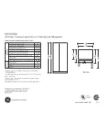 GE Profile PCF25MGW Datasheet preview