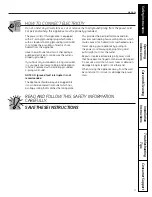 Preview for 3 page of GE Profile PCR06BATSS Owner'S Manual And Installation Instructions