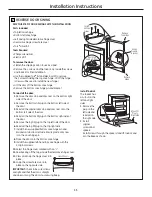 Preview for 11 page of GE Profile PCR06BATSS Owner'S Manual And Installation Instructions