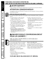 Preview for 22 page of GE Profile PCR06BATSS Owner'S Manual And Installation Instructions