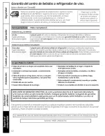 Preview for 62 page of GE Profile PCR06WATSS Owner'S Manual And Installation Instructions