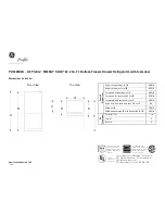 GE Profile PDF22MCR Specifications preview