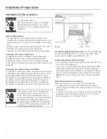 Предварительный просмотр 6 страницы GE Profile PDW1860NSS Install Manual