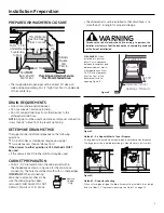 Preview for 4 page of GE Profile PDW8200 Series Installation Instructions Manual