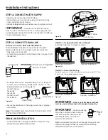 Preview for 11 page of GE Profile PDW8200 Series Installation Instructions Manual