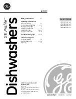 GE Profile PDW8700 Series Owner'S Manual preview