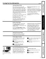 Предварительный просмотр 13 страницы GE Profile PDW8700 Series Owner'S Manual