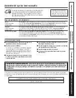 Предварительный просмотр 47 страницы GE Profile PDW8700 Series Owner'S Manual