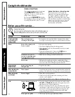 Предварительный просмотр 16 страницы GE Profile PDW8900 Series Owner'S Manual