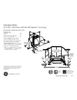 Предварительный просмотр 1 страницы GE Profile PDW9200N Dimensions And Installation Information