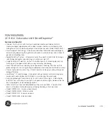 Предварительный просмотр 2 страницы GE Profile PDW9980LSS Dimensions And Installation Information