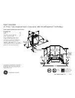 GE Profile PDWT300V Dimensions And Installation Information preview