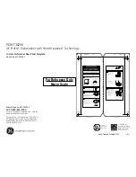 Предварительный просмотр 2 страницы GE Profile PDWT302VII Dimensions And Installation Information