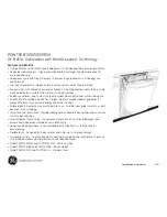 Preview for 2 page of GE Profile PDWT500V Dimensions And Installation Information