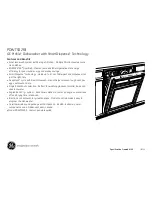 Предварительный просмотр 3 страницы GE Profile PDWT502RII Dimensions And Installation Information