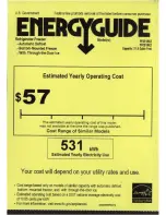 GE Profile PFCF1RKZ Energy Manual preview