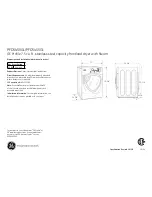 GE Profile PFDS450EL Dimensions And Installation Information preview