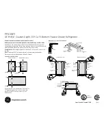 Preview for 2 page of GE Profile PFIC1NFY Dimensions And Installation Information