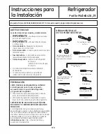 Preview for 118 page of GE Profile PFSS9SKYBSS Owner'S Manual And Installation Instructions