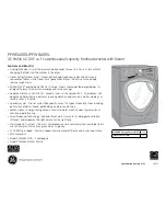 Preview for 3 page of GE Profile PFWS4600L Dimensions And Installation Information