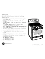 Preview for 2 page of GE Profile PGB916DEM Dimensions And Installation Information