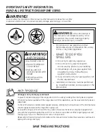 Preview for 2 page of GE Profile PGB928SEMSS Owner'S Manual & Installation Instructions