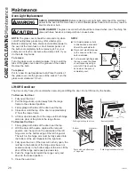 Предварительный просмотр 28 страницы GE Profile PGB940SEF1SS Owner'S Manual