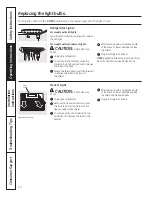 Preview for 14 page of GE Profile PGCS1NFZSS Owner'S Manual And Installation Instructions